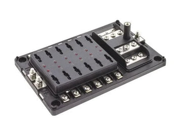 12 Way Fuse Box Ats Standard - Blade Fuse Bus Bar & Led Fault - Brixton 4x4 - Buy Online Now!